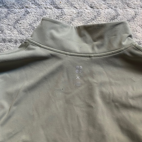 Sweaty Betty crop zip pullover women size XL - Picture 8 of 10